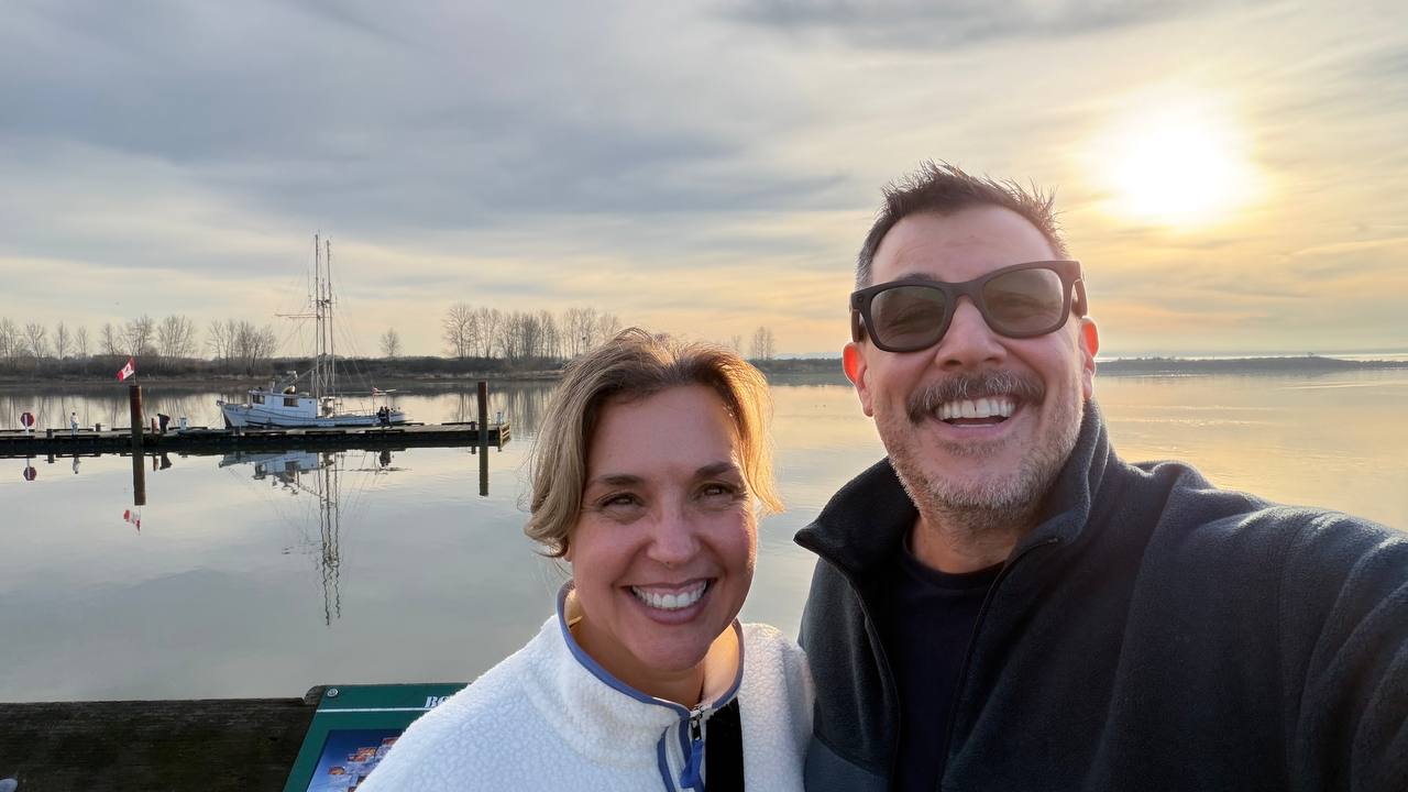 Lovely lunch with this lovely lady.